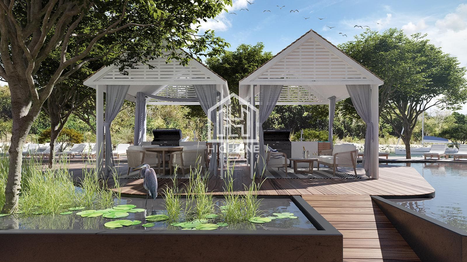 2-Bedroom Penthouse with Access to the Marina and Yacht Club