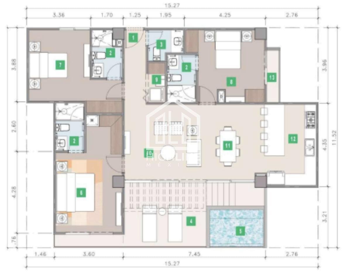 3-Bedroom Condo for Sale in Cancún with a Private Pool—LIMITED OFFER