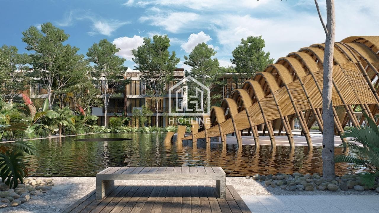 APARTMENT FOR SALE IN TULUM: 1 BEDROOM, POOL, GYM, YOGA, NEAR THE BEACH, PET-FRIENDLY
