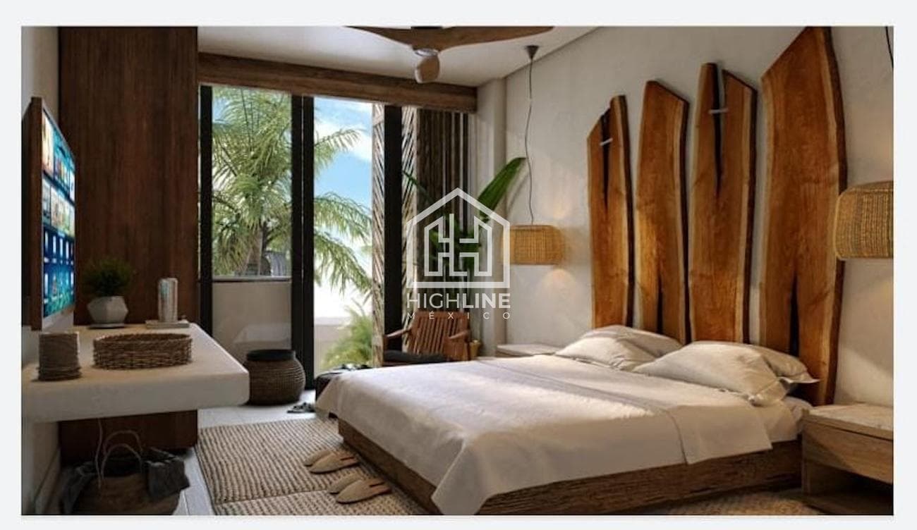 APARTMENT FOR SALE IN TULUM: 1 BEDROOM, POOL, GYM, YOGA, NEAR THE BEACH, PET-FRIENDLY