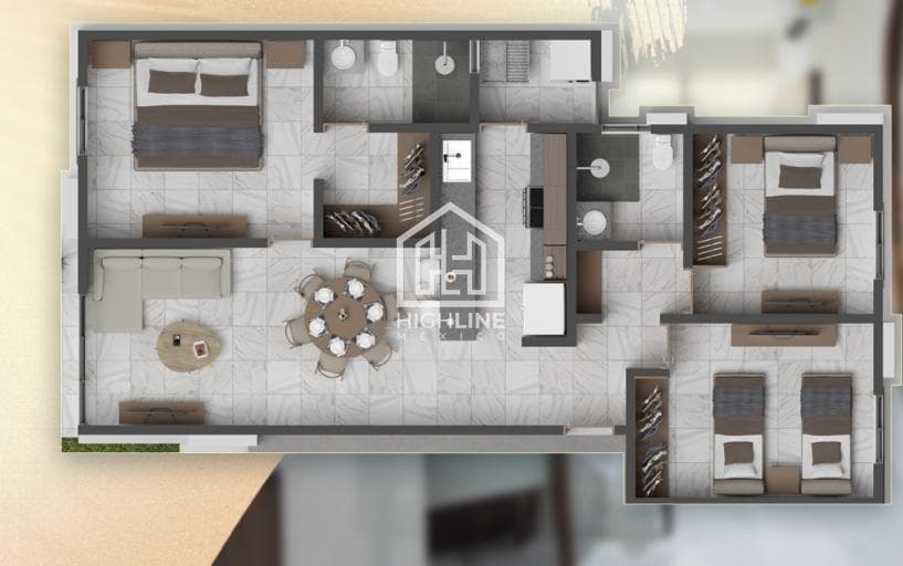 3-BEDROOM APARTMENT IN CANCÚN - HUAYACAN | READY FOR IMMEDIATE OCCUPANCY | WITH A PADDLE TENNIS COURT