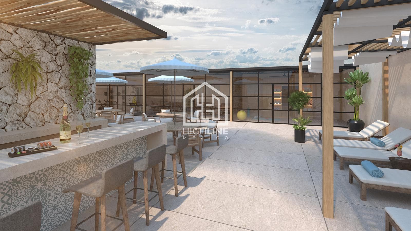 1-BEDROOM APARTMENT / NEW CONSTRUCTION / FULLY FURNISHED / ROOFTOP WITH OCEAN VIEW / CAPITAL GAINS / ROI.