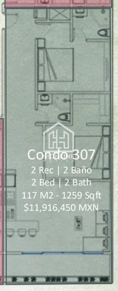 1-BEDROOM APARTMENT / NEW CONSTRUCTION / FULLY FURNISHED / ROOFTOP WITH OCEAN VIEW / CAPITAL GAINS / ROI.