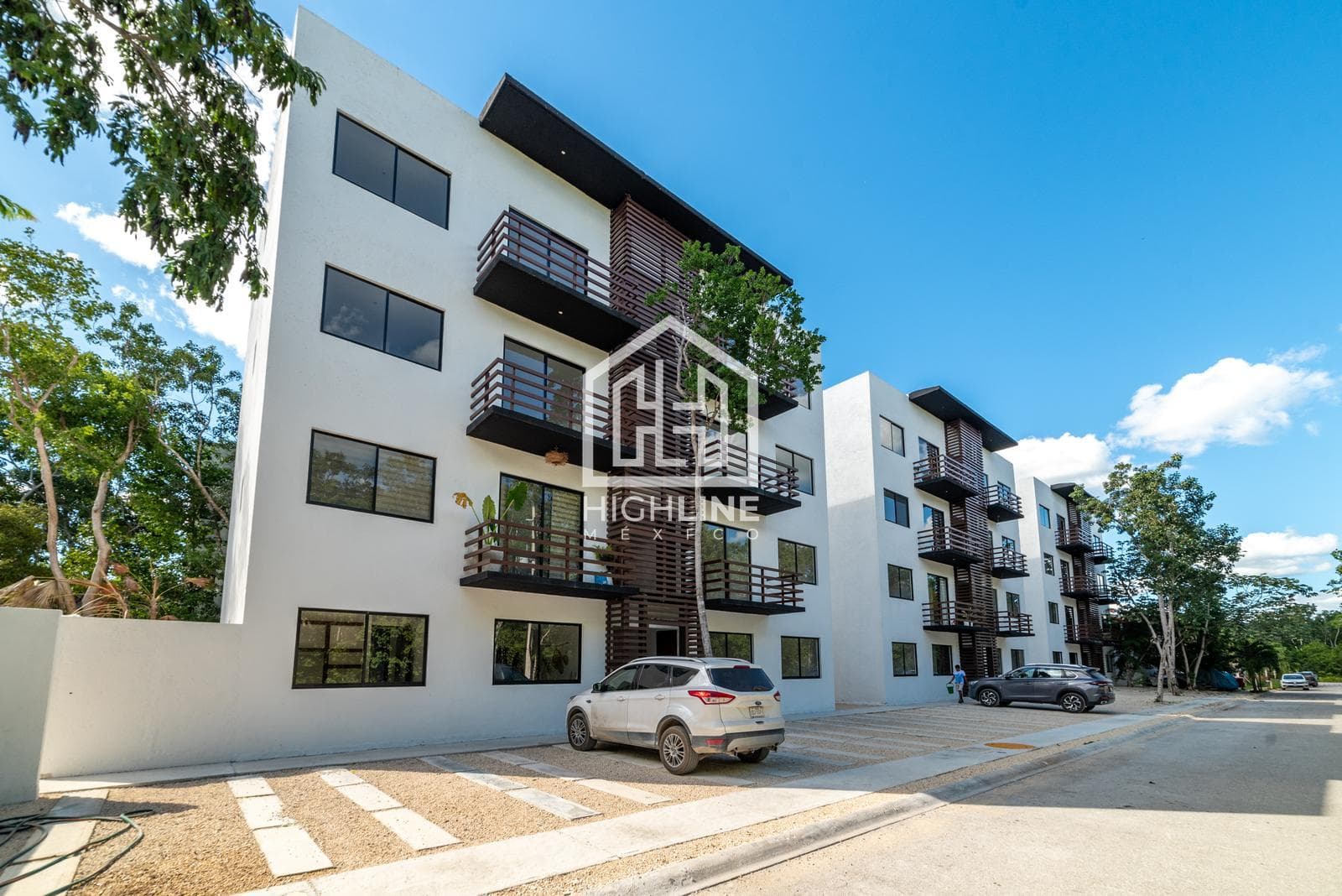 2-bedroom apartment in Tulum, ground floor with a terrace and private pool, 15 minutes from the beach
