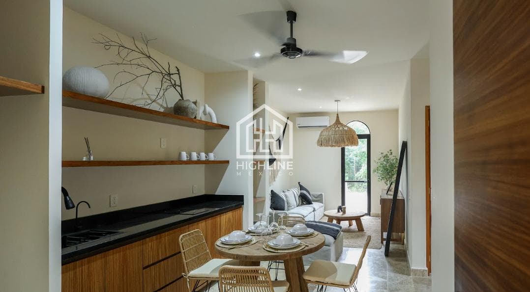 1-Bedroom Apartment for Sale in Tulum with a Gym