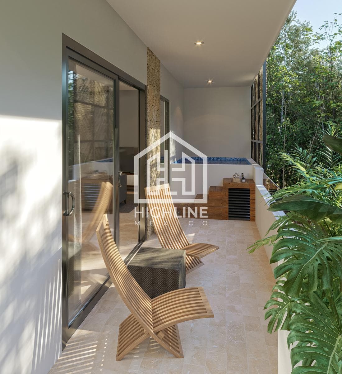 2-BEDROOM APARTMENT WITH LOCK-OFF / PRE-SALE / TULUM / 10% DISCOUNT / 7 MINUTES FROM THE BEACH / ROI.