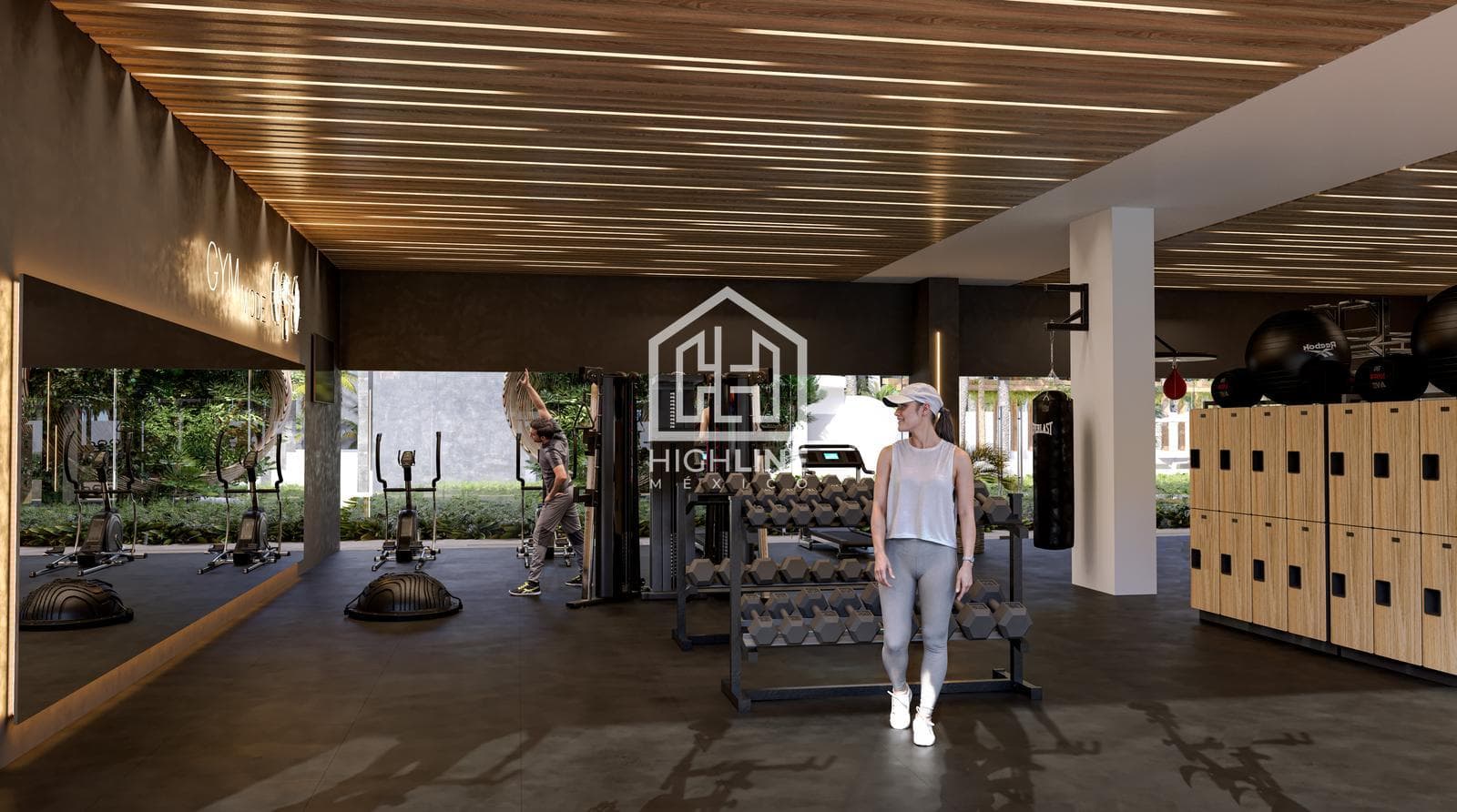 1-bedroom apartment for sale in Cancún in an exclusive condominium with a pool and gym