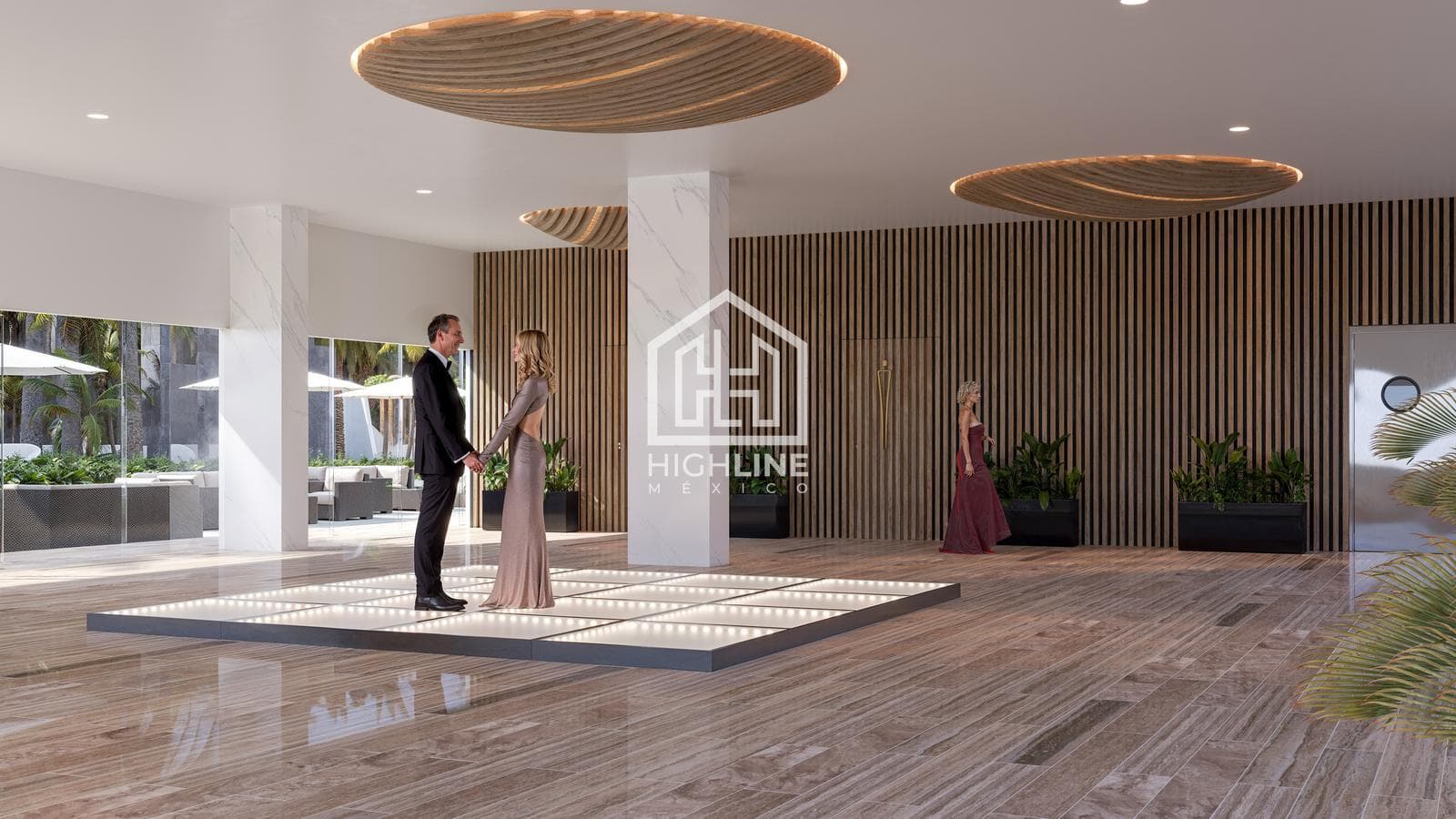 1-bedroom apartment for sale in Cancún in an exclusive condominium with a pool and gym