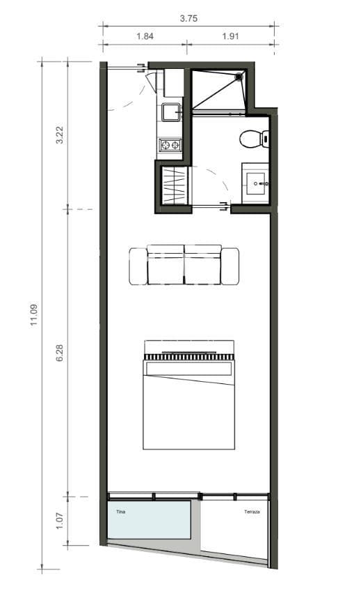 1-BEDROOM APARTMENT / JULY 2025 / 8 MINUTES FROM THE BEACH / FINANCING AVAILABLE UPON DELIVERY.