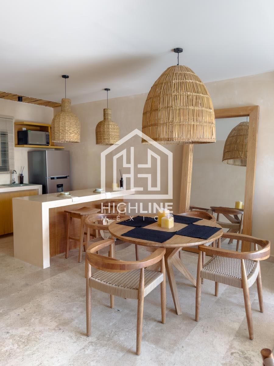 2-BEDROOM APARTMENT JUST MINUTES FROM THE BEACH / TULUM / 15% DOWN PAYMENT / GUARANTEED RENTAL INCOME.