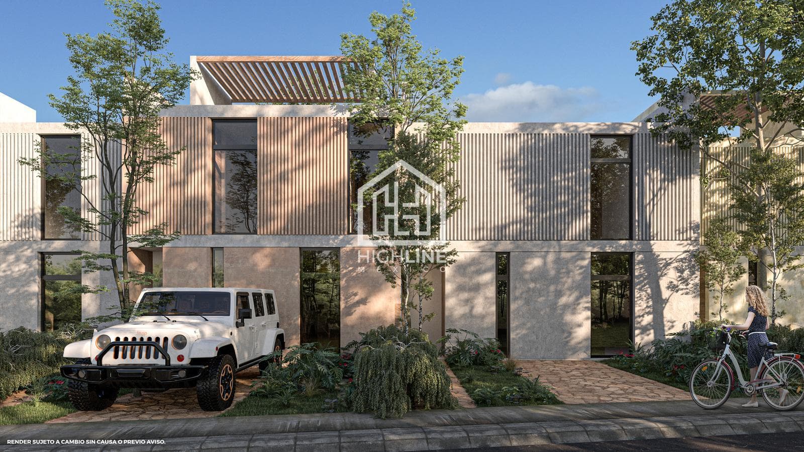 2-BEDROOM HOUSE FOR SALE / TULUM / 10 MINUTES FROM THE BEACH / GYM / POOL / PRIVATE ROOFTOP.