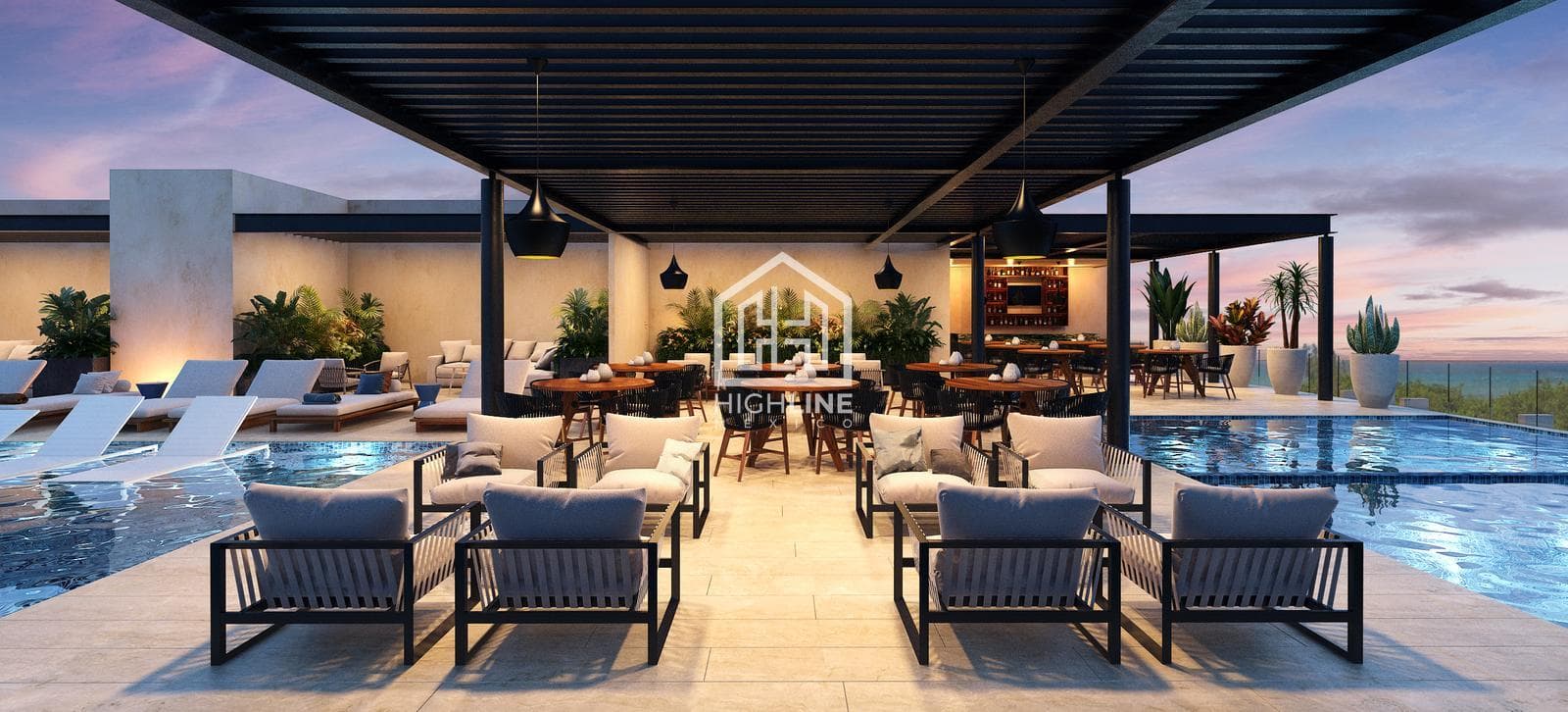 2-BEDROOM APARTMENT /FOR SALE/ 2 CALLES DEL MAR / HOTEL-STYLE AMENITIES / ROI / CAPITAL GAINS.