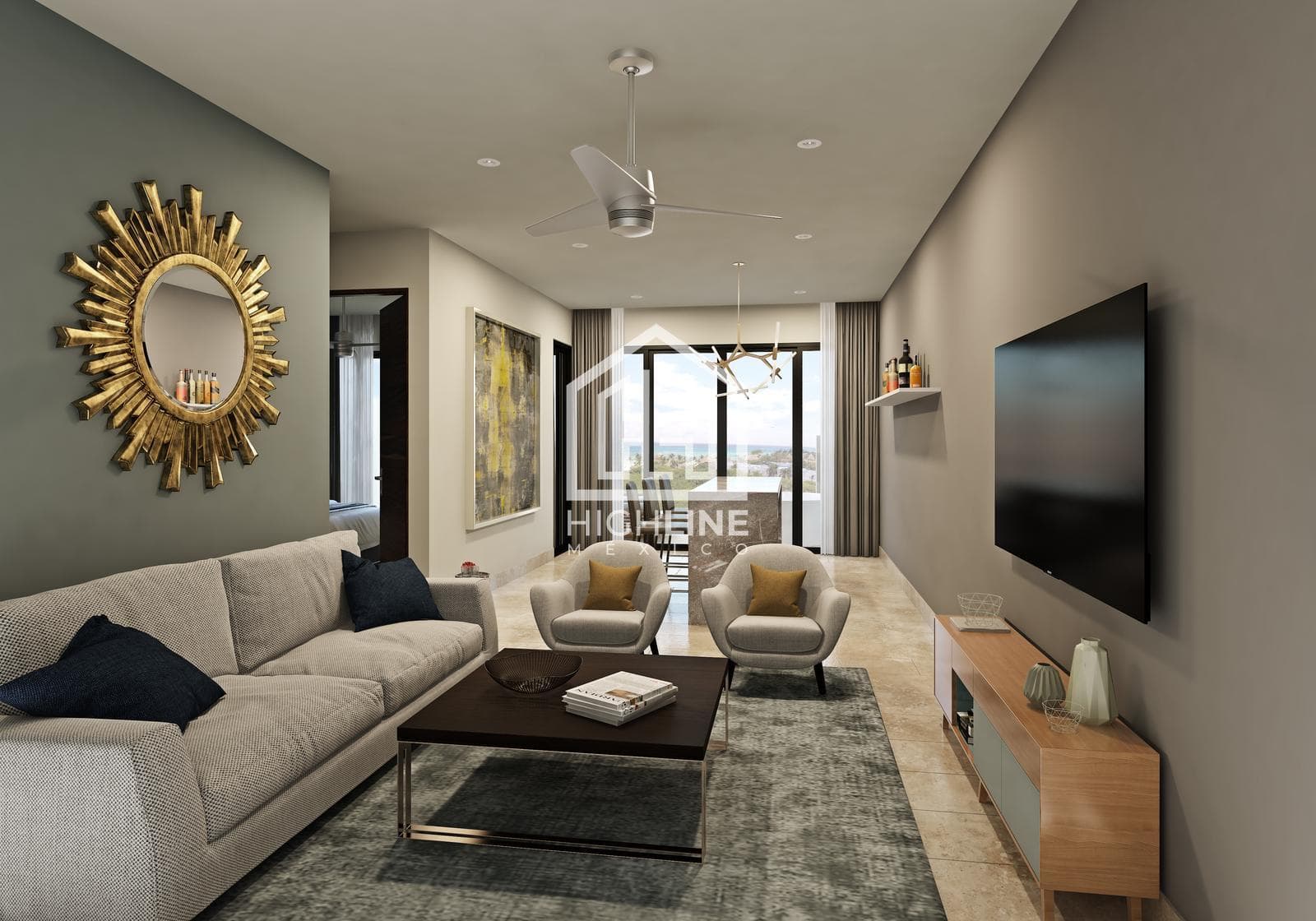2-BEDROOM APARTMENT /FOR SALE/ 2 CALLES DEL MAR / HOTEL-STYLE AMENITIES / ROI / CAPITAL GAINS.