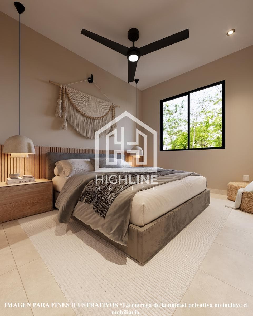3-Bedroom Apartment in Playa del Carmen, 110 m², with a Private Terrace