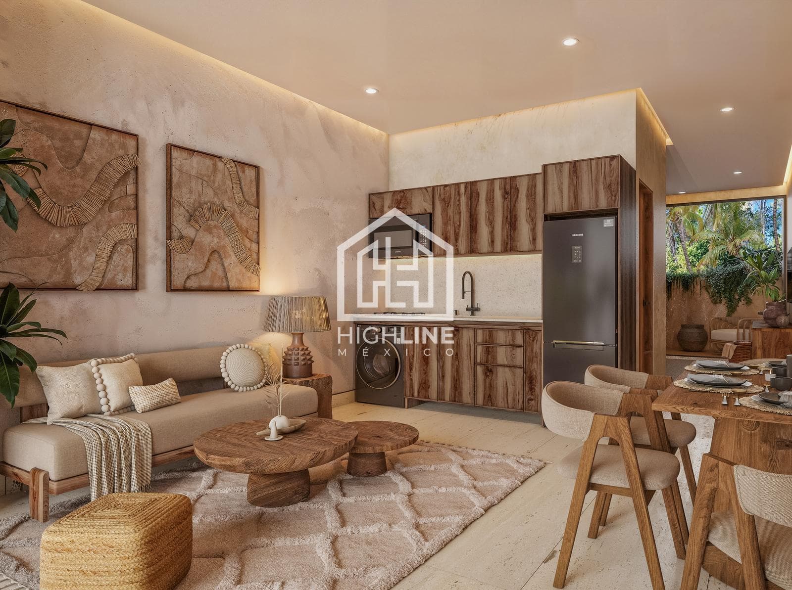 APARTMENT FOR SALE IN TULUM: 1 BEDROOM WITH BAR, SPA, GYM, AND POOL