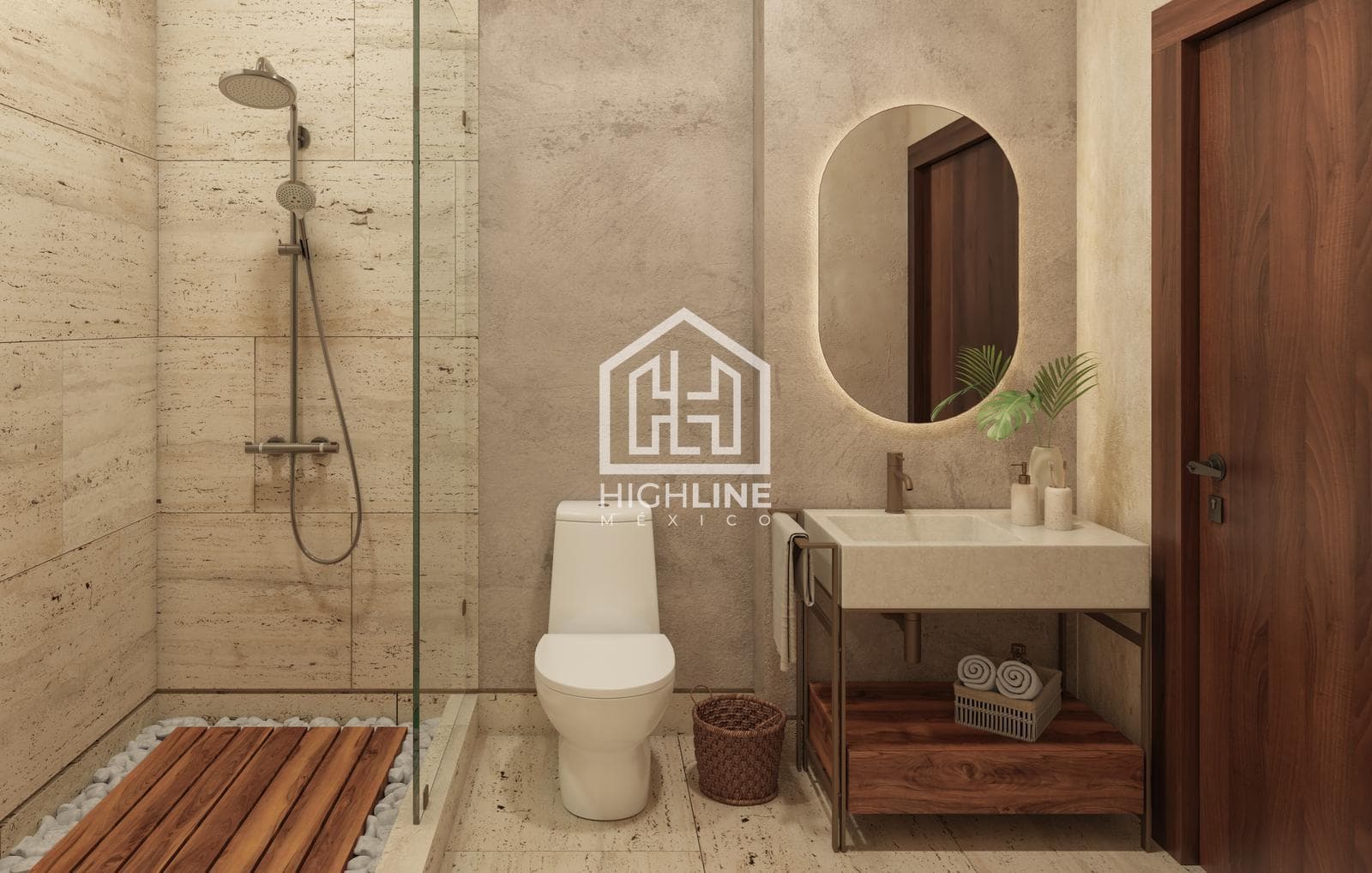 APARTMENT FOR SALE IN TULUM: 1 BEDROOM WITH A LOUNGE AREA, LOBBY, AND RESTAURANTS