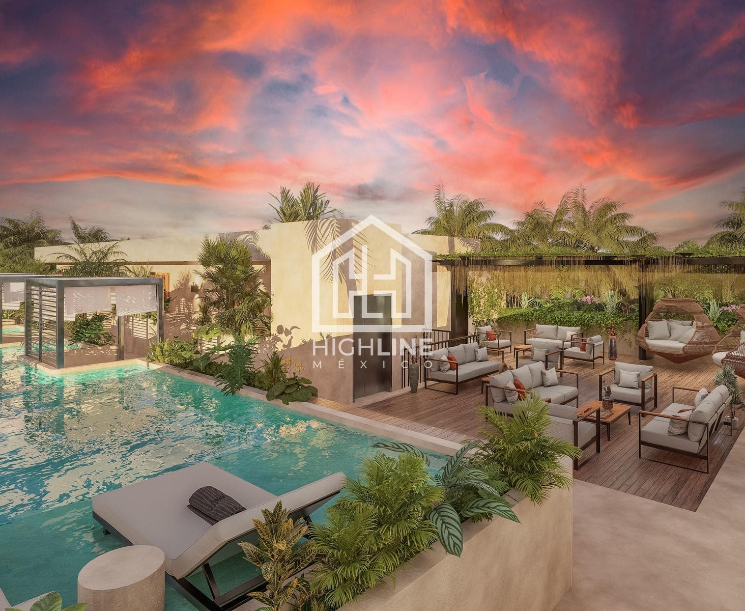 APARTMENT FOR SALE IN TULUM: 2 BEDROOMS WITH A RELAXATION AREA, SPA, GYM, POOL, AND BAR, LOCATED IN AN AREA WITH HIGH APPRECIATION POTENTIAL