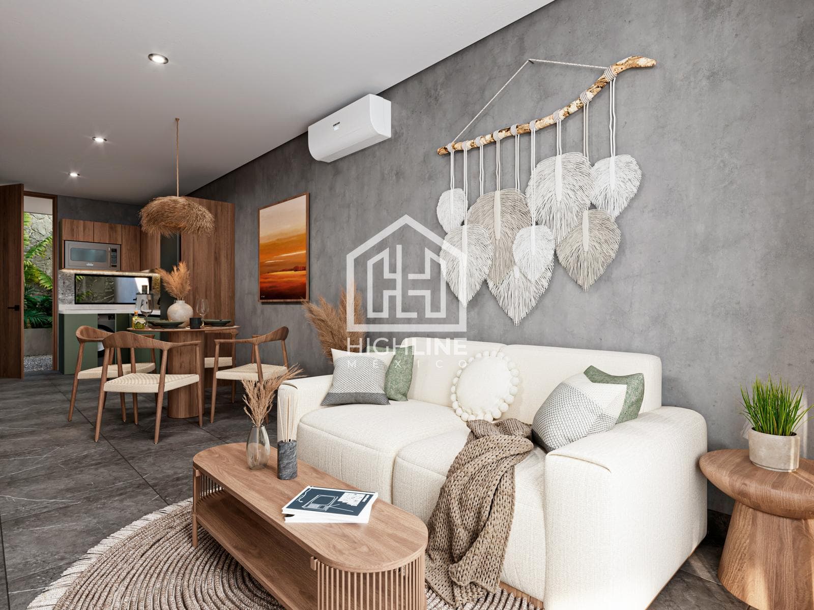 APARTMENT FOR SALE IN TULUM: 2 BEDROOMS WITH SPA, GYM, YOGA STUDIO, AND POOL