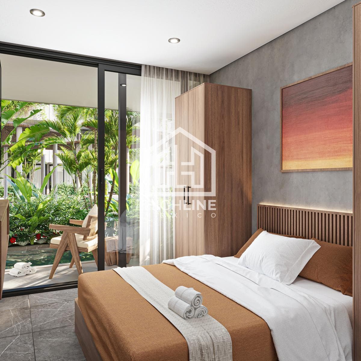 APARTMENT FOR SALE IN TULUM: 2 BEDROOMS WITH A POOL, YOGA AREA, AND SPA