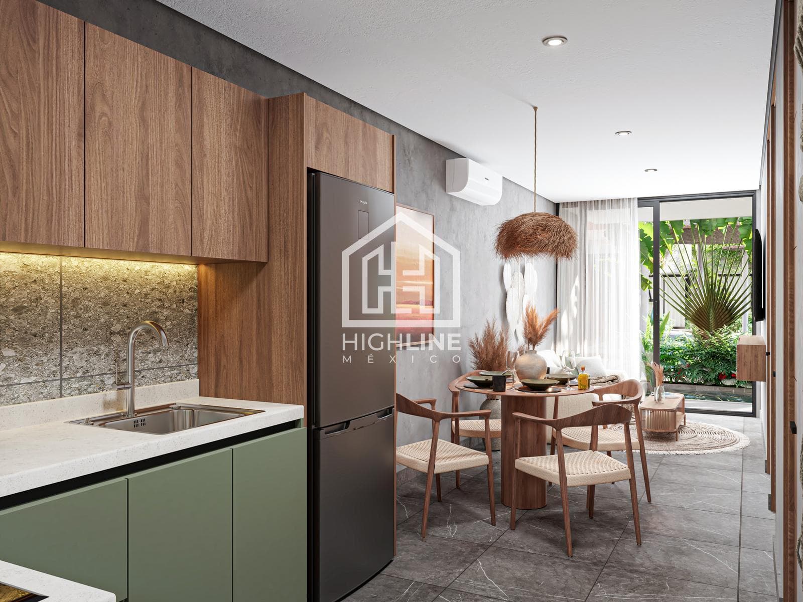APARTMENT FOR SALE IN TULUM: 2 BEDROOMS WITH A POOL, YOGA AREA, AND SPA