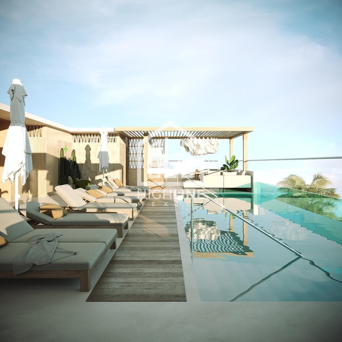 Apartment for sale in Playa del Carmen, 2 bedrooms, pool, just steps from the beach