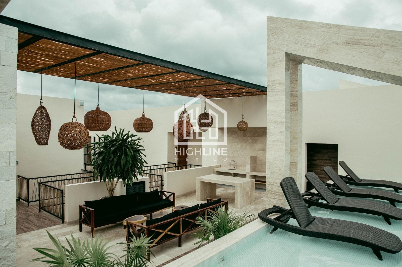 1-bedroom apartment for sale in Tulum with a pool and gym