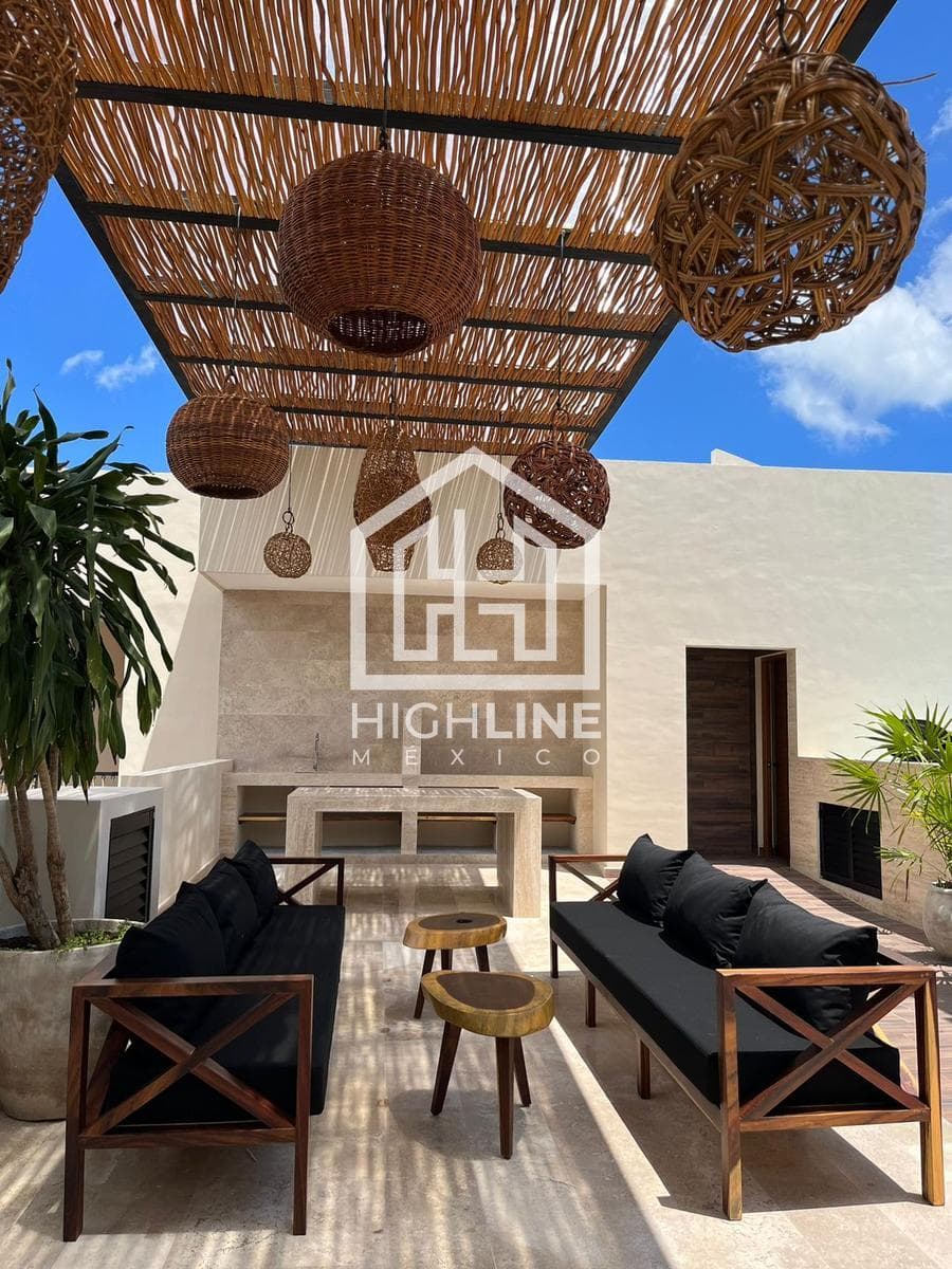 1-bedroom apartment for sale in Tulum with a pool and gym