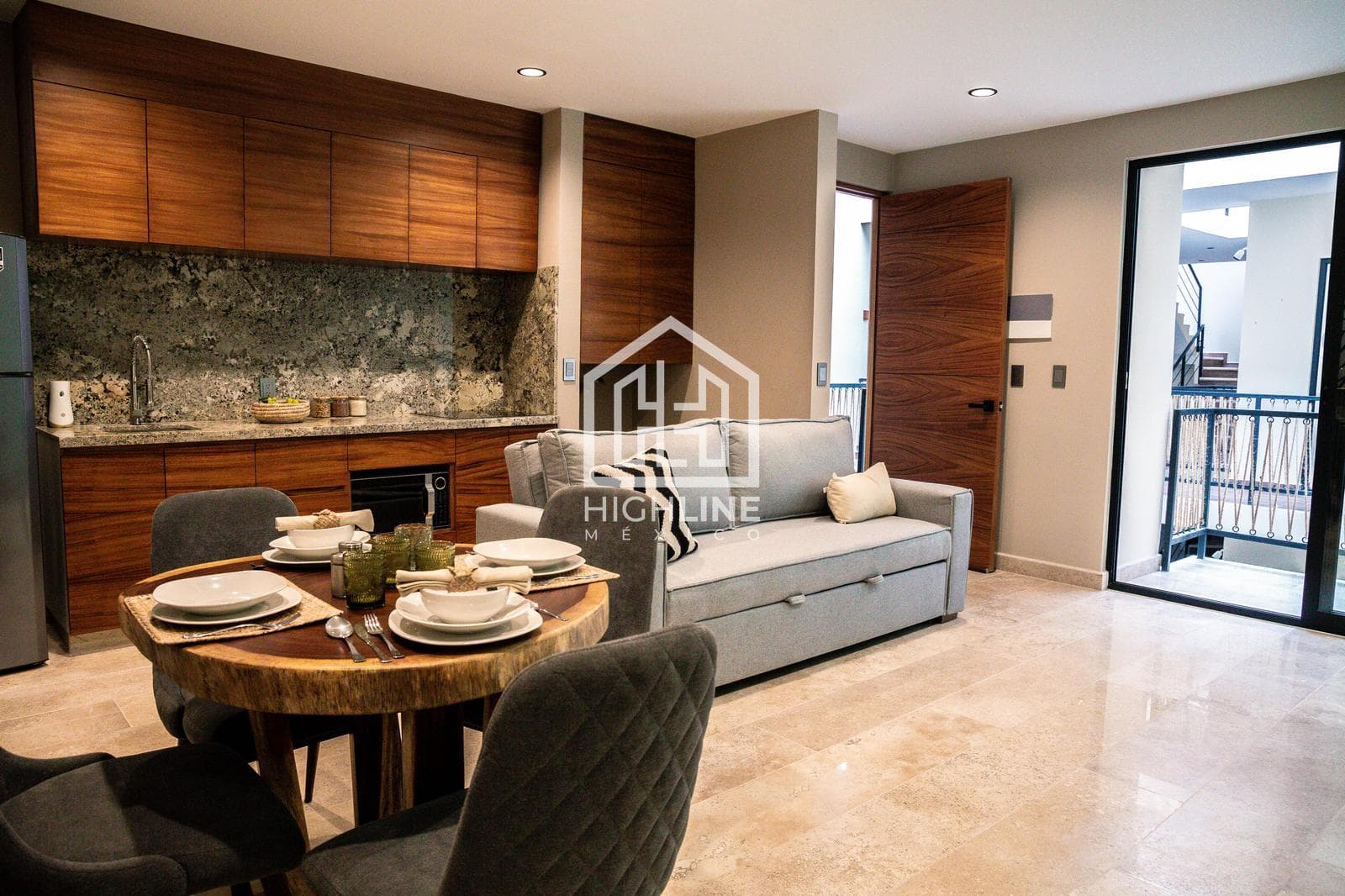 1-bedroom apartment for sale in Tulum with a pool and gym