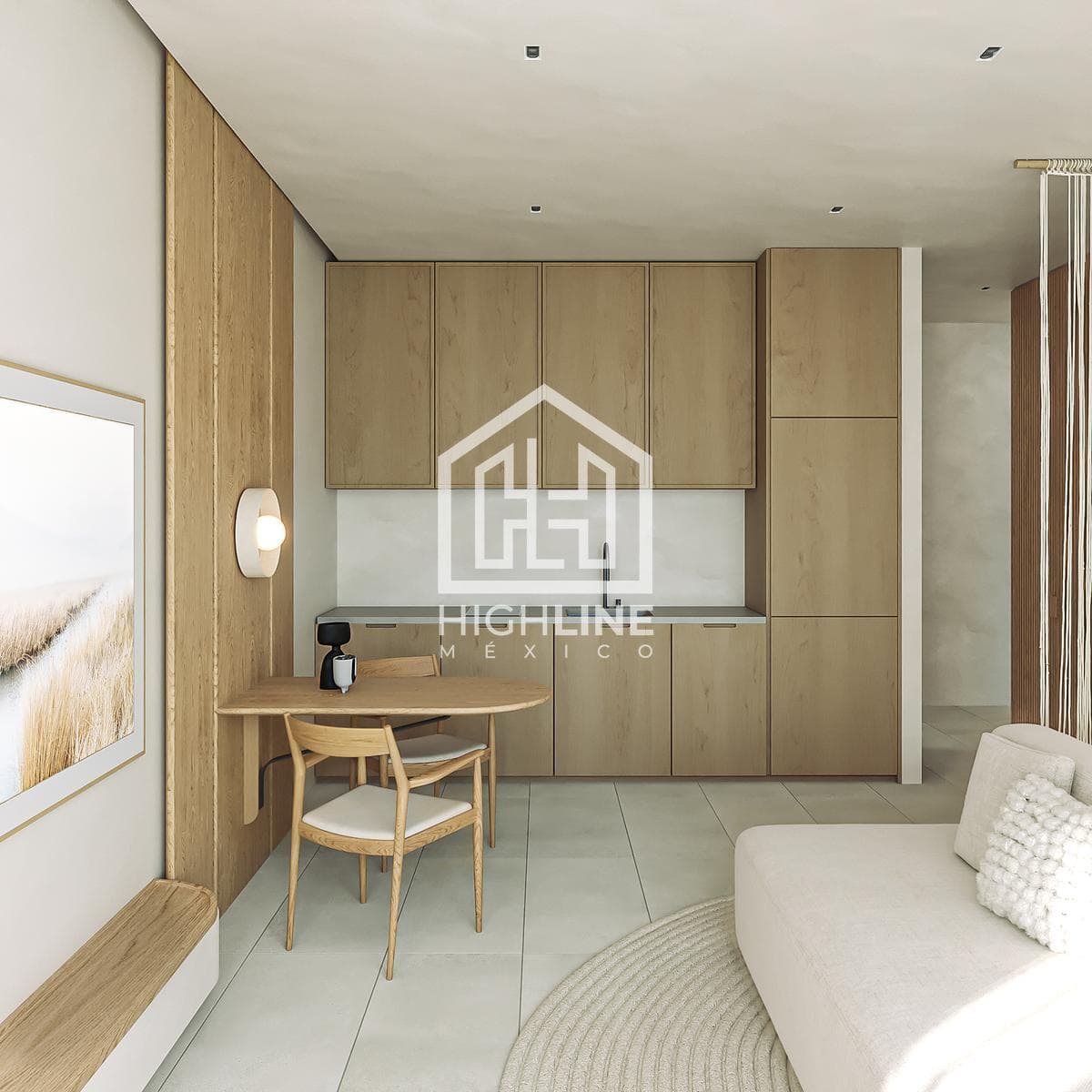 Apartment for SALE in Playa del Carmen, studio, with a pool, just steps from the beach