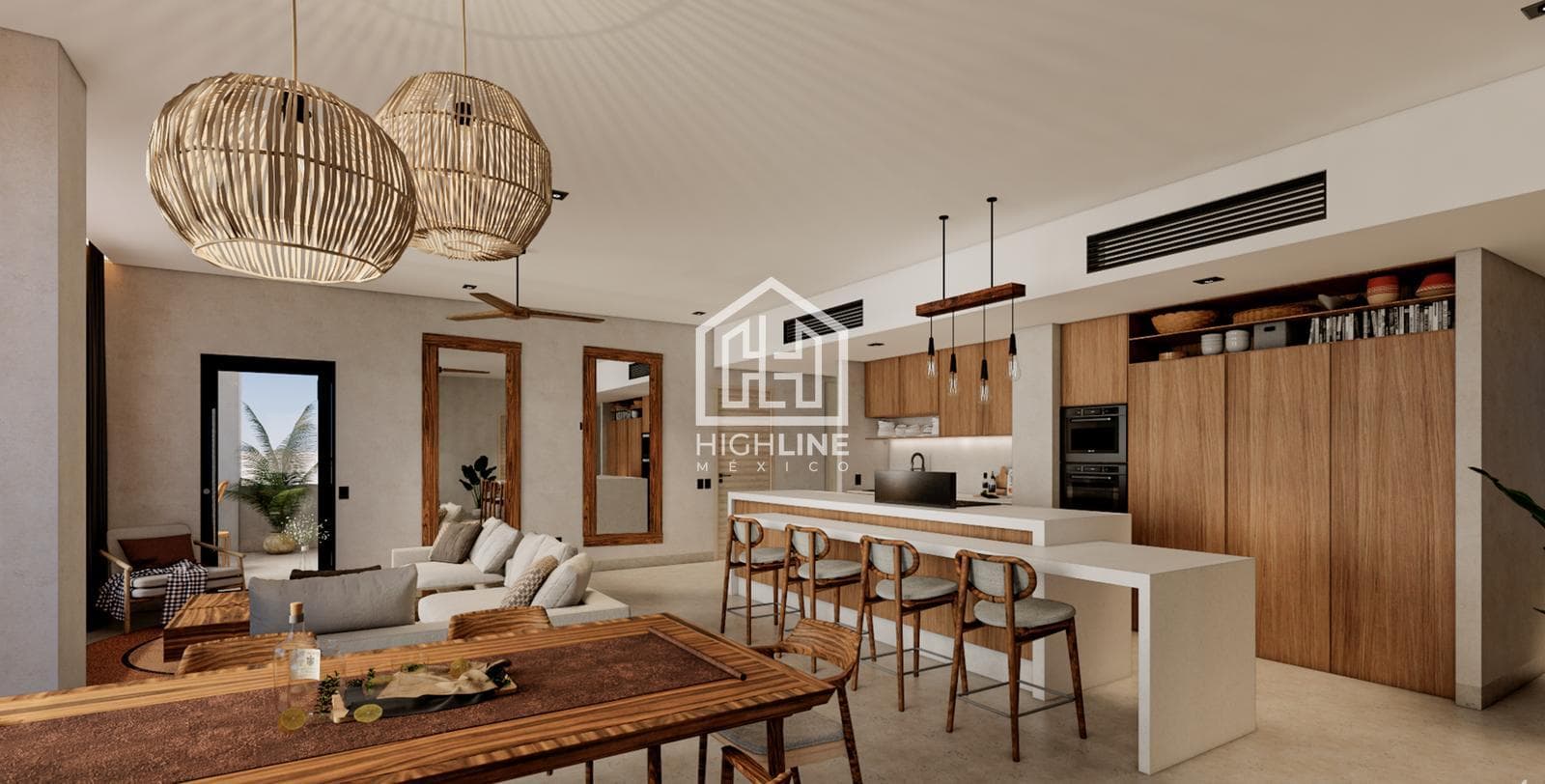 3-Bedroom Condo for Sale in Playa del Carmen, Just a Few Meters from the Beach | Pool and Coworking Space