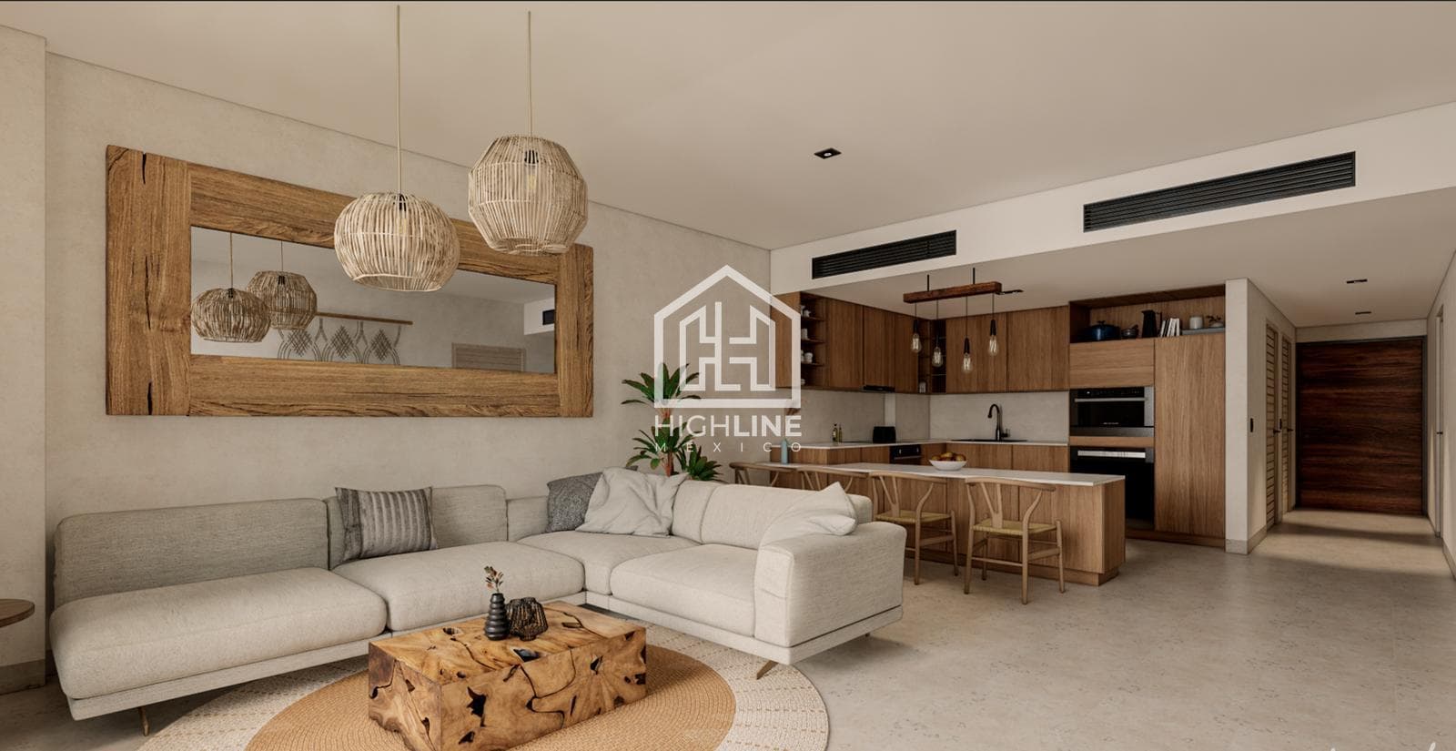 3-Bedroom Condo for Sale in Playa del Carmen, Just a Few Meters from the Beach | Pool and Coworking Space