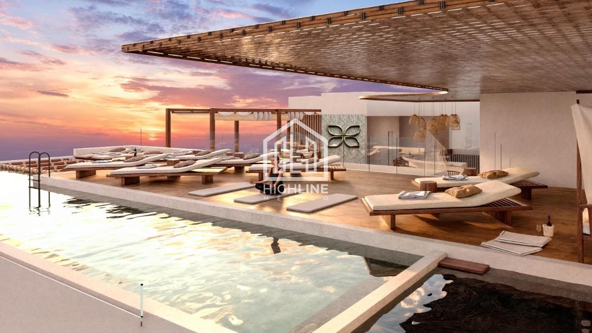 Apartment in Playa del Carmen, 1 bedroom, on 5th Avenue, with ocean views