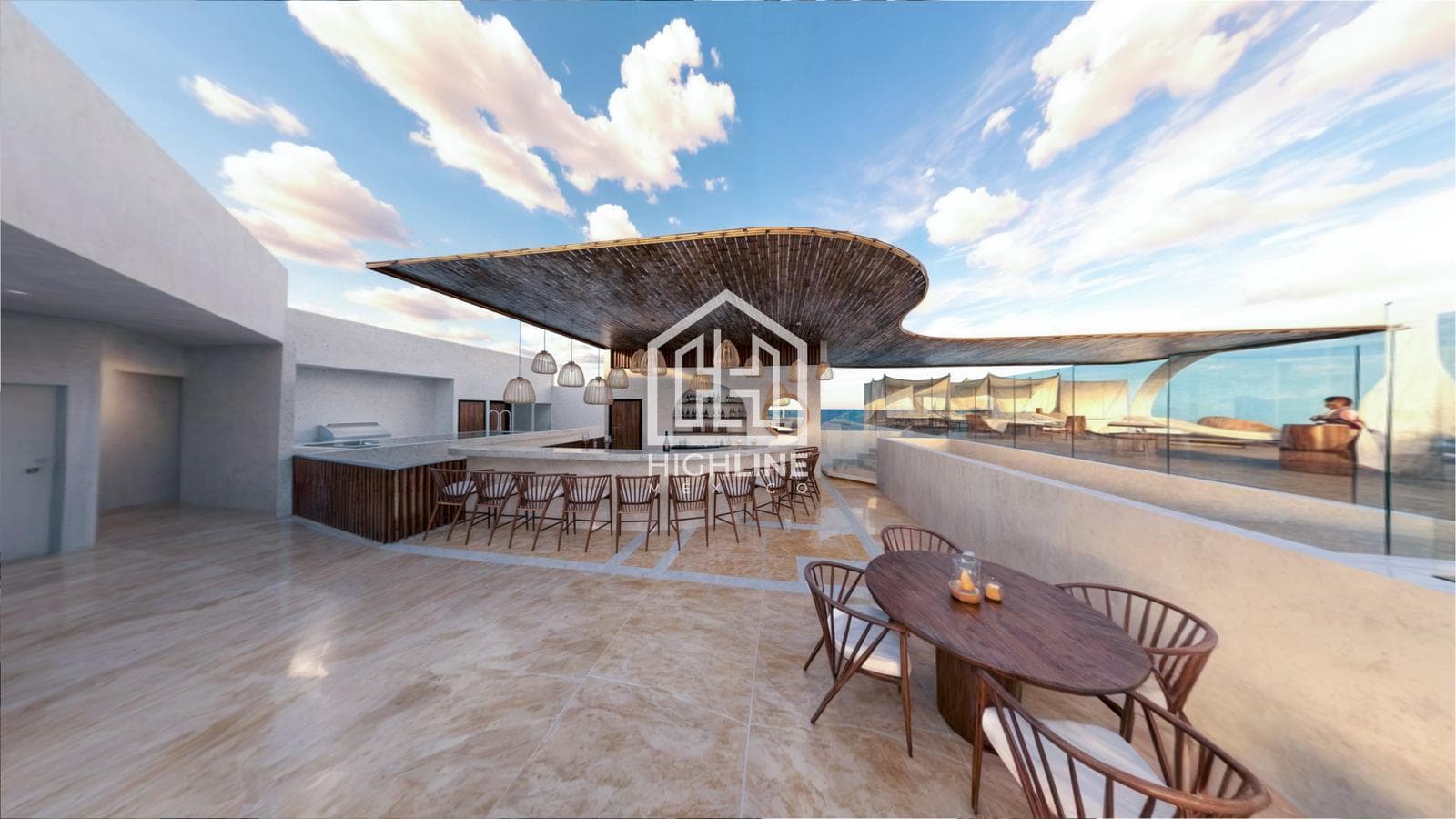 Apartment in Playa del Carmen, 1 bedroom, on 5th Avenue, with ocean views