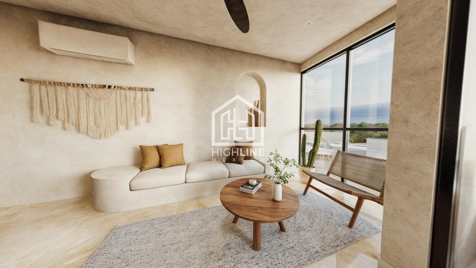 Studio Apartment for SALE in Playa del Carmen, on 5th Avenue, with ocean views