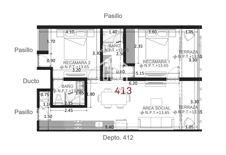 2-BEDROOM APARTMENT / PRE-SALE / 1 CALLE DEL MAR / PARKING / SPA / CAPITAL GAINS / ROI.