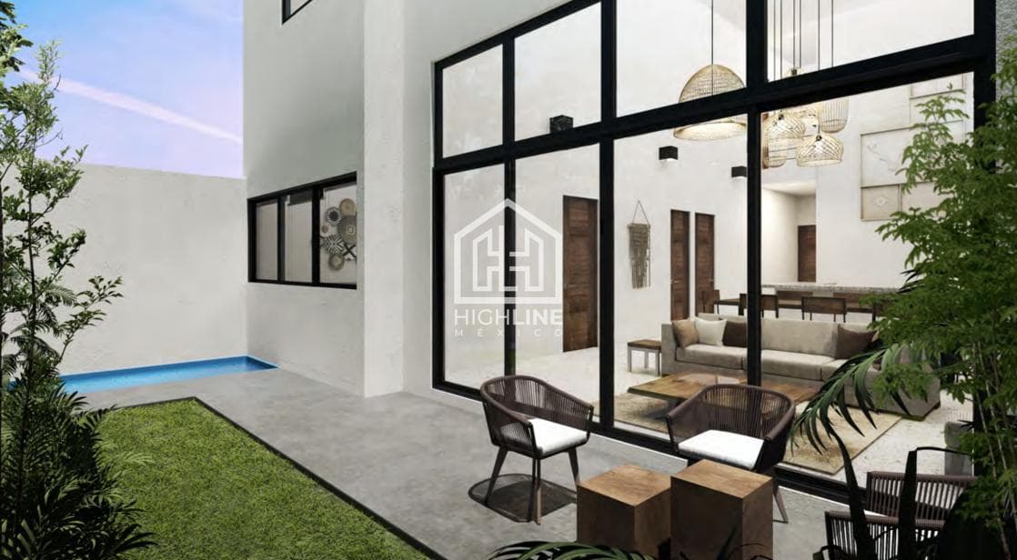 3-BEDROOM HOUSE / PRE-SALE / 10 MINUTES FROM THE OCEAN / PLAYA DEL CARMEN / TRANSPORTATION ACCESS / ROI.
