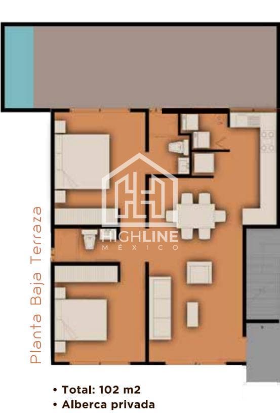 DEPARTAMENTO 2 RECAMARAS /TULUM/ 12 MINUTOS DEL MAR/ VENTA/ ALBERCA PRIVADA Y ESTACIONAMIENTO.