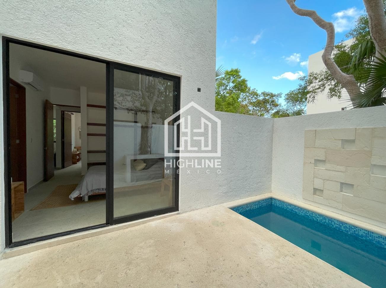 DEPARTAMENTO 2 RECAMARAS /TULUM/ 12 MINUTOS DEL MAR/ VENTA/ ALBERCA PRIVADA Y ESTACIONAMIENTO.