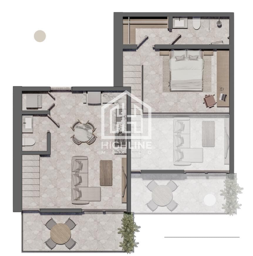 DEPARTAMENTO 1 RECAMARA/ PREVENTA/ CANCUN/ RESIDENCIAL/ GOLF/ AMENIDADES Y SEGURIDAD.