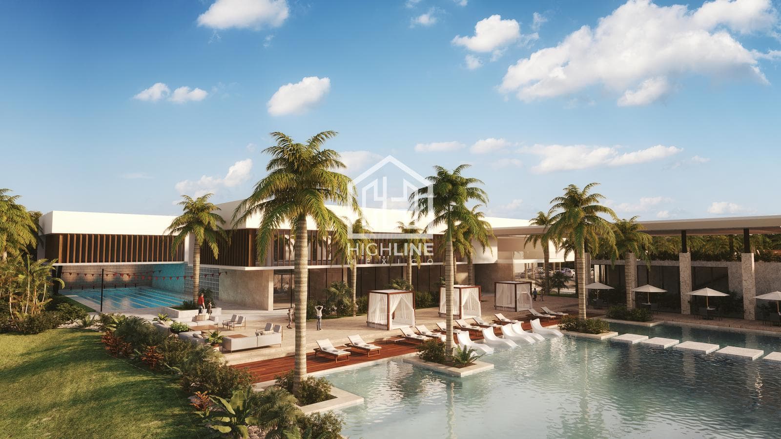 1-BEDROOM APARTMENT / PRE-SALE / CANCUN / RESIDENTIAL / GOLF / AMENITIES AND SECURITY.