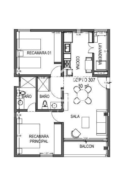2-BEDROOM APARTMENT / FOR SALE / READY FOR IMMEDIATE OCCUPANCY / ROI / 10 MINUTES FROM THE AIRPORT.