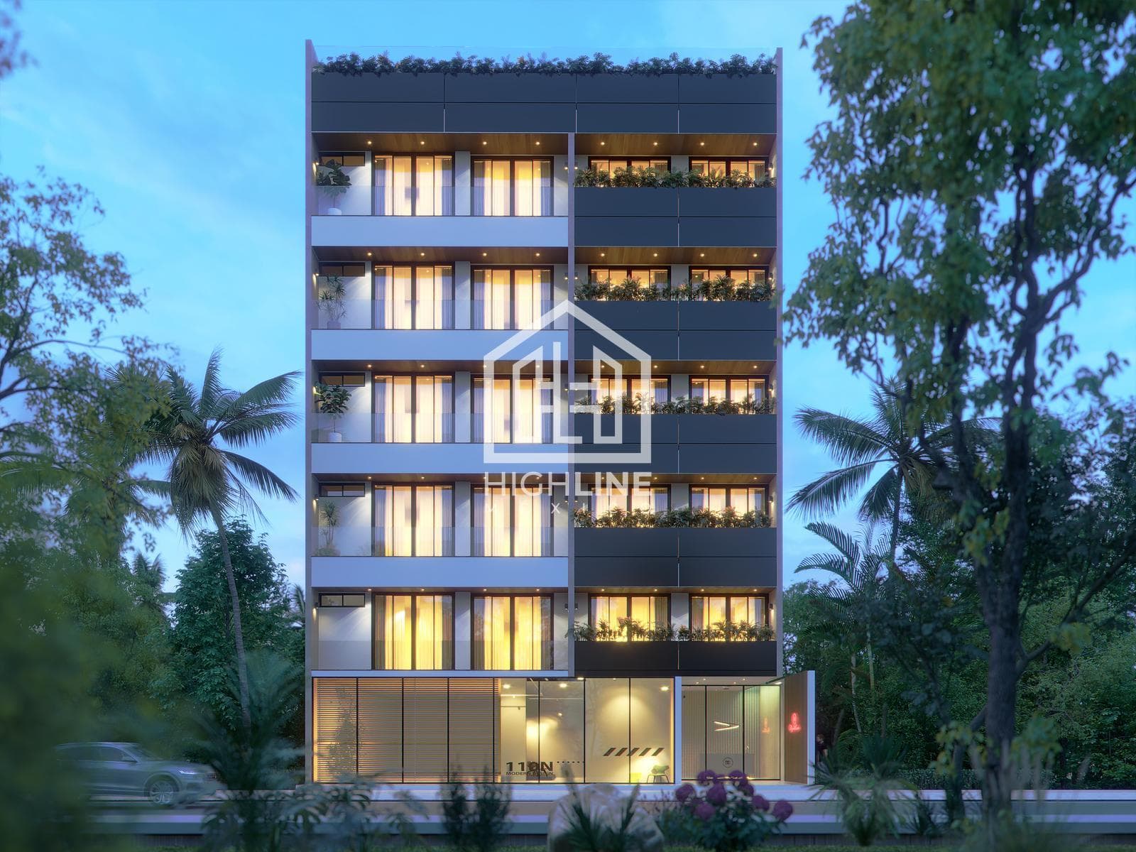 Apartment for SALE in Playa del Carmen, 2 bedrooms, with a pool overlooking the ocean