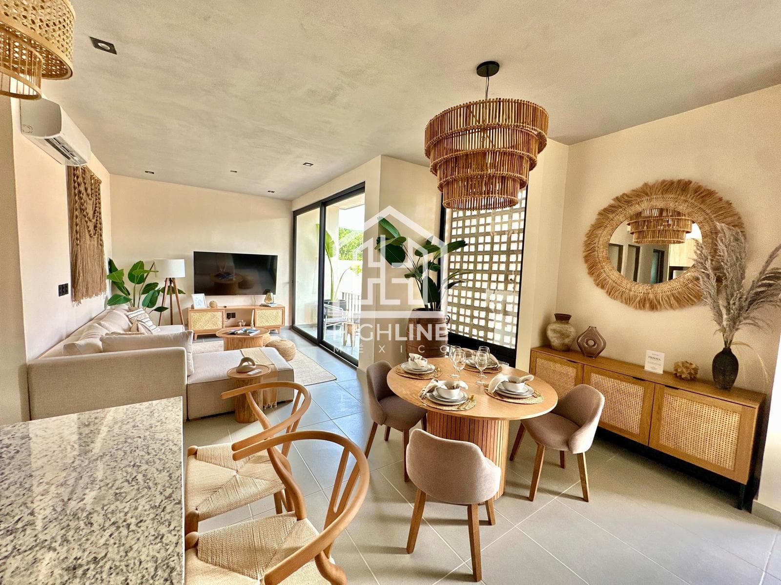3-BEDROOM APARTMENT / PRE-SALE / PLAYA DEL CARMEN / 10 MINUTES FROM THE BEACH / PADEL.