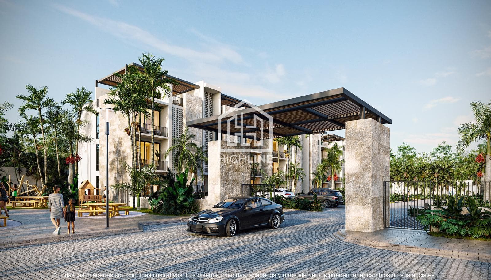 3-BEDROOM APARTMENT / PRE-SALE / PLAYA DEL CARMEN / 10 MINUTES FROM THE BEACH / PADEL.