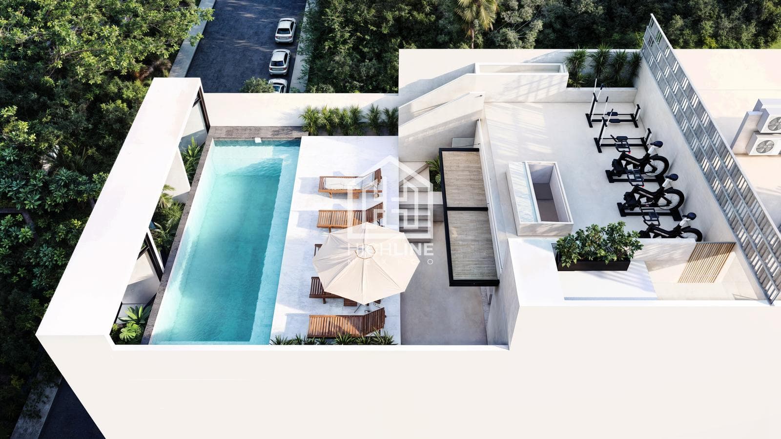 Studio Apartment for SALE in Playa del Carmen, with a pool