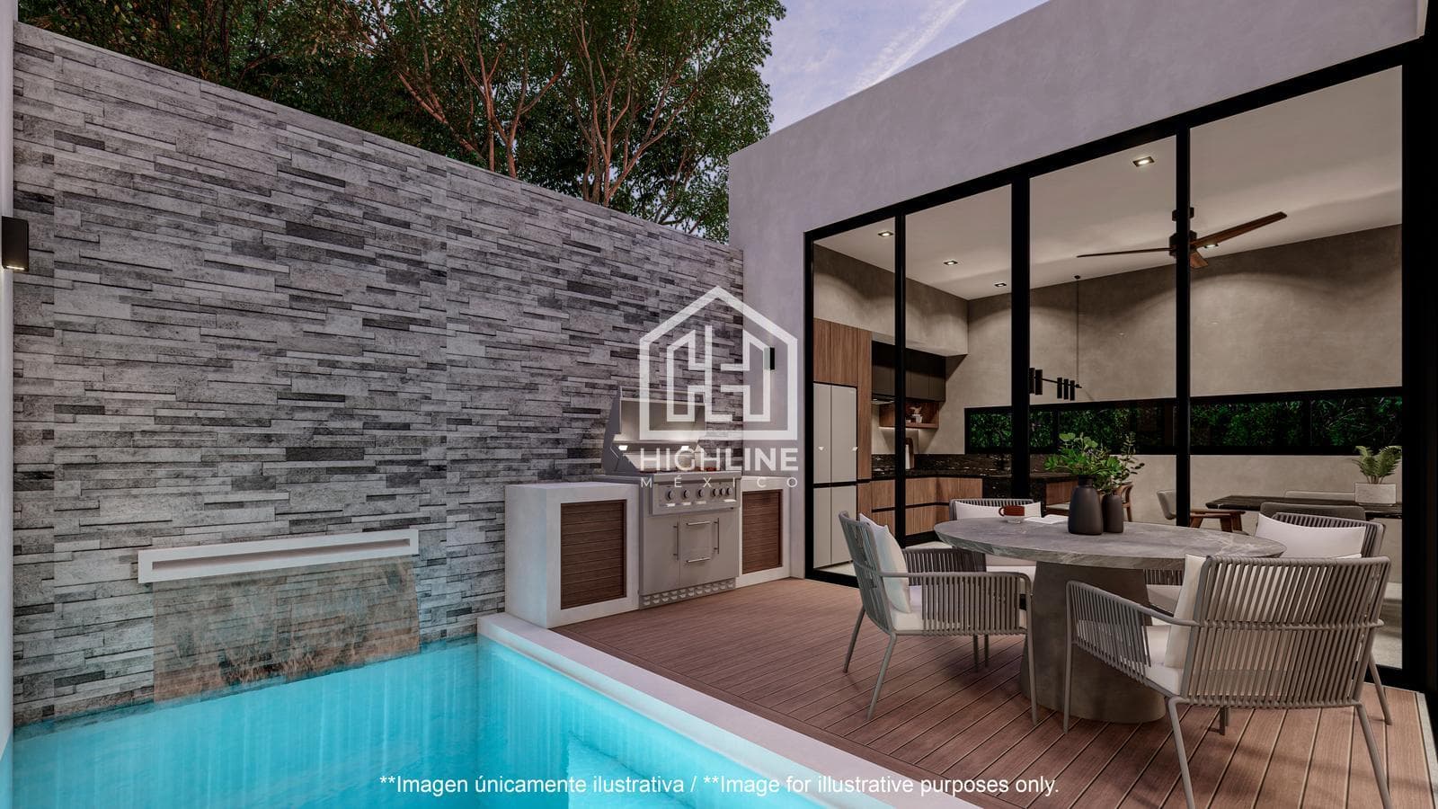 House in Tulum, FOR SALE, 3 bedrooms, with access to a golf course