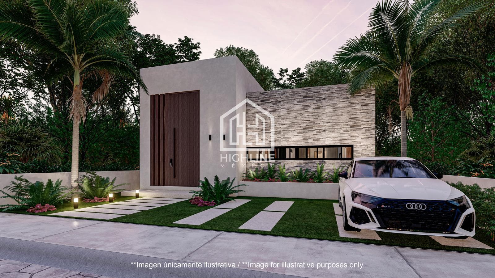 House in Tulum, FOR SALE, 3 bedrooms, with access to a golf course