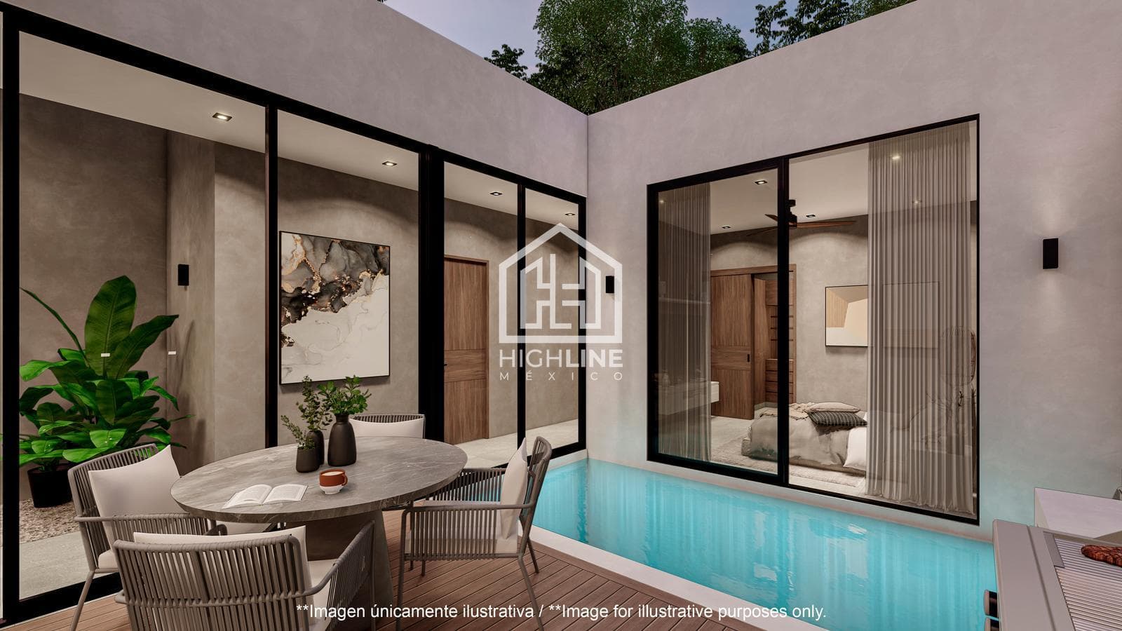 House in Tulum, FOR SALE, 3 bedrooms, with access to a golf course