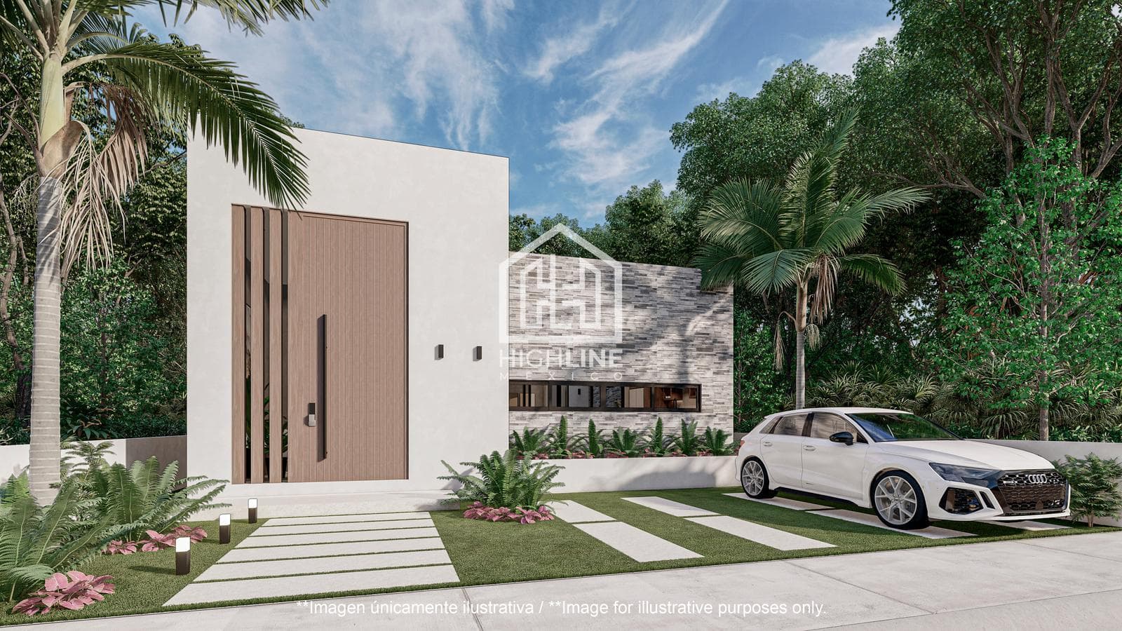 House in Tulum, FOR SALE, 3 bedrooms, with access to a golf course