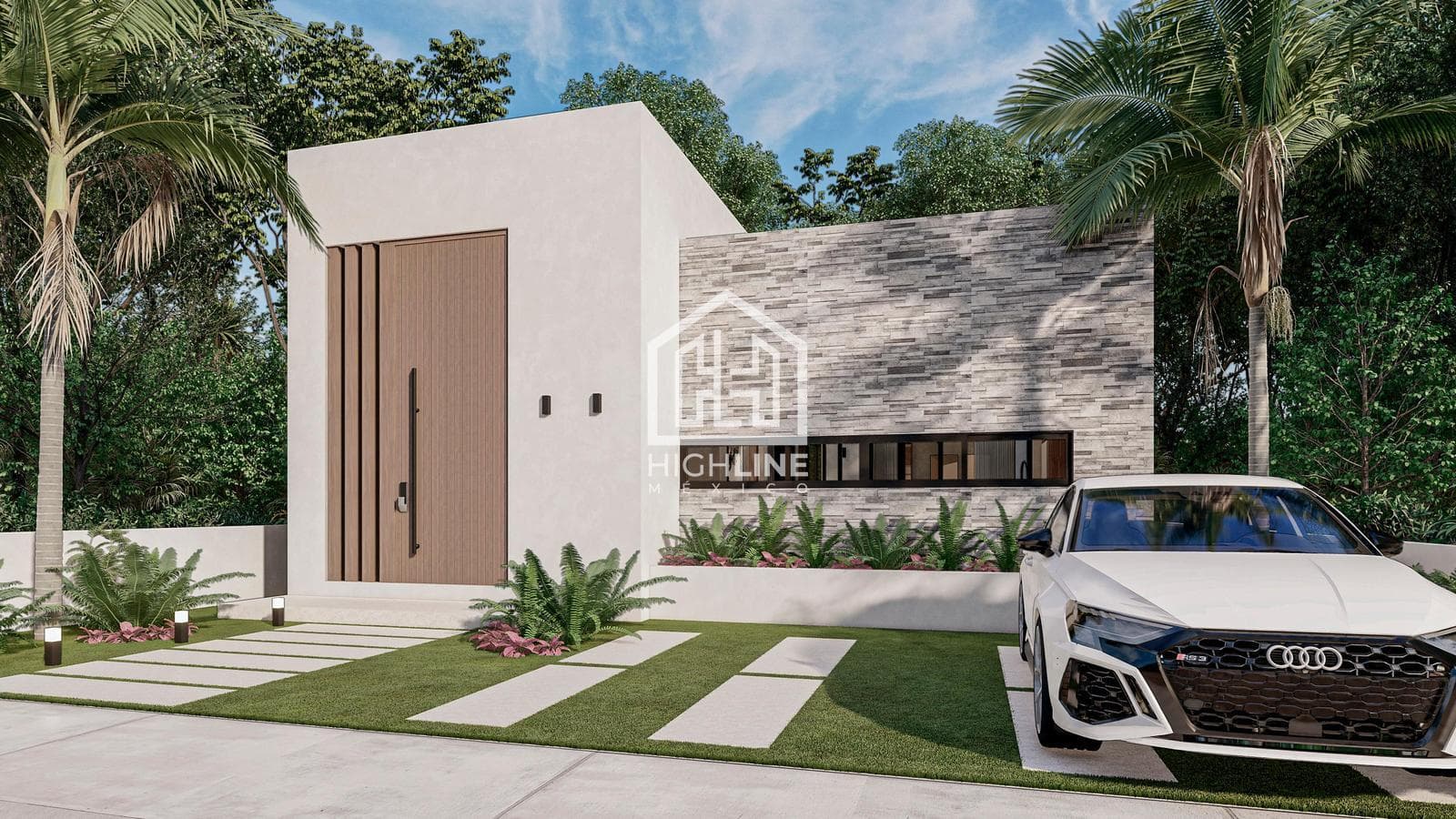 House in Tulum, FOR SALE, 3 bedrooms, with access to a golf course